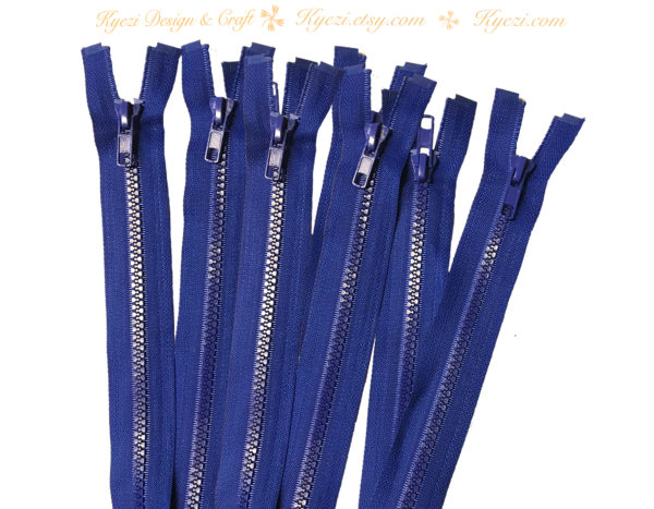 Chunky Zipper – Royal Blue