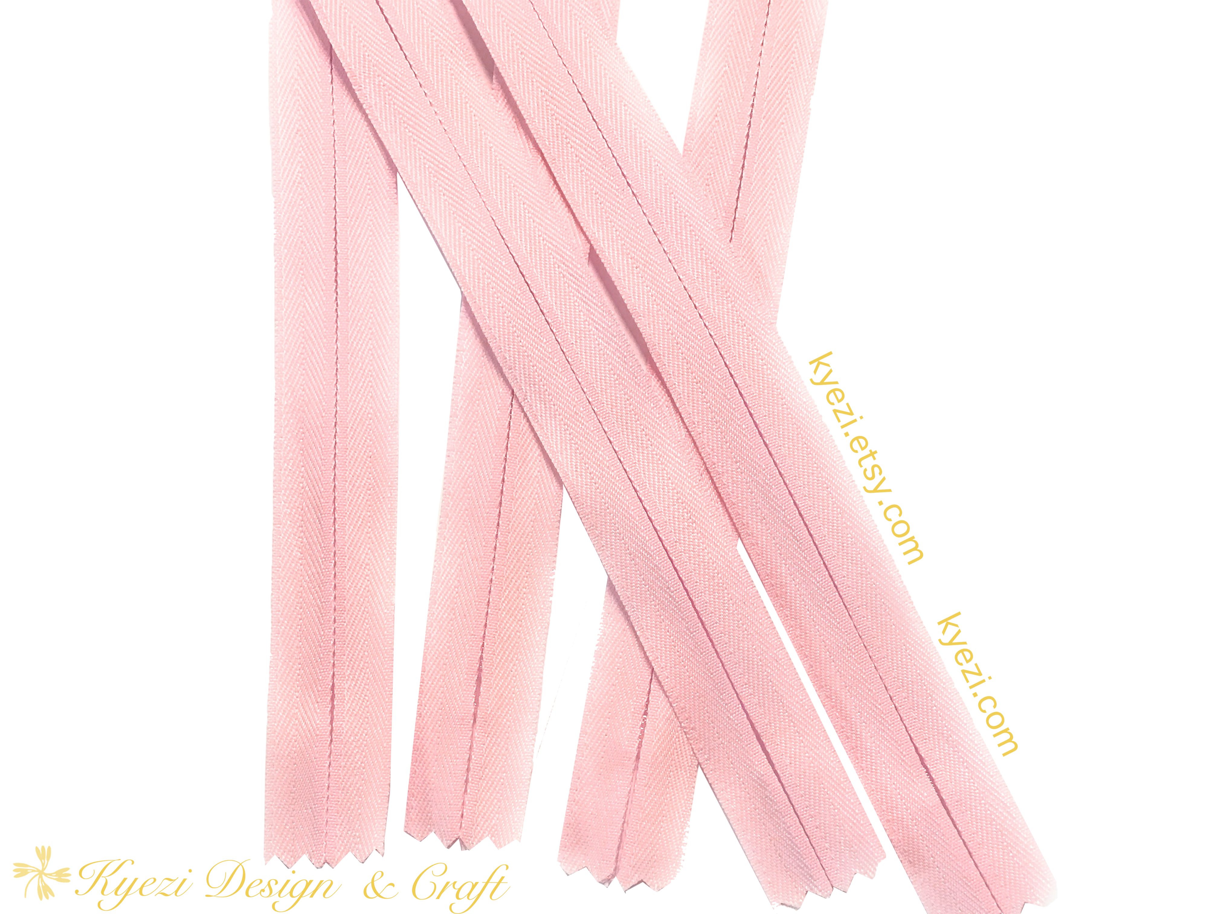5 10 15 pcs 18 inch Light Pink Invisible Zippers – Kyezi